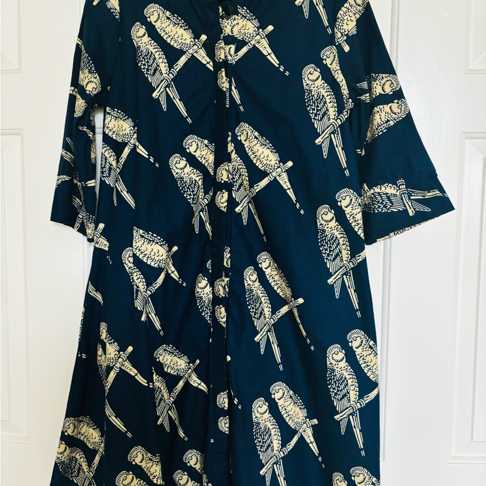 Zuri Kenya dress with yellow birds